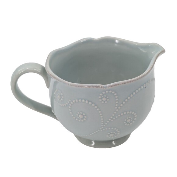 Lenox Other - Lenox French Perle Beaded Light Blue Gravy Boat